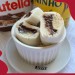 BALA DE COCO GOURMET DE BRIGADEIRO DE LEITE NINHO COM NUTELLA